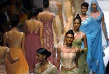 Models stressed out at India fashion week