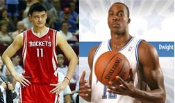Yao Ming overpowers Dwight Howard as Rockets edge Magic