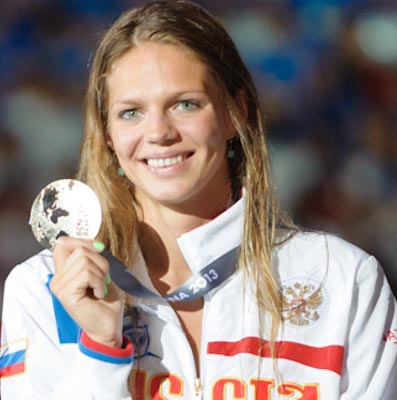 Efimova wins gold in women's 50m breaststroke