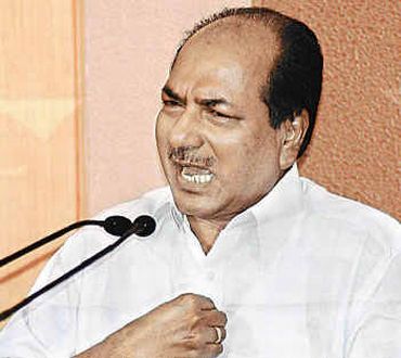 Defence Minister A K Antony