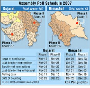 Assembly Poll Schedule 2007
