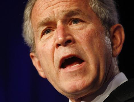 Russian integration into international system at risk, Bush says 
