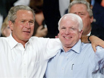 McCain has learned lessons of 9-11, Bush says