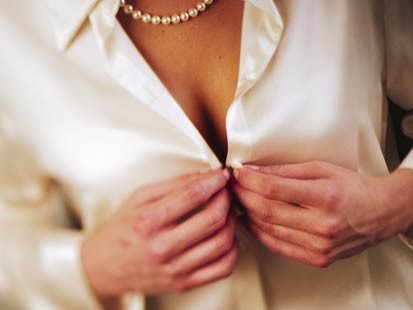 Showing off cleavage at workplace could harm a women''s career