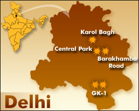 Eighteen killed, 70 injured in five blasts in Delhi