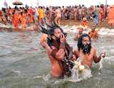 Holy Dip in Ganga