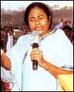 Congress chief Mamata Banerjee