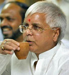 Union Railway Minister Lalu Prasad Yadav