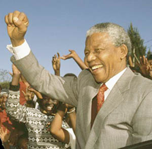 Mandela calls for respect for democracy at ANC birthday celebration 