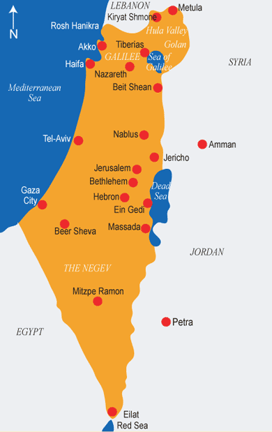 Israel Map