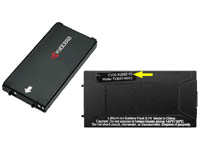 Non-flammable phone battery eliminates over-charge hazard