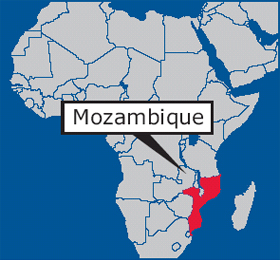 Three children killed in Mozambique mortar bomb blast