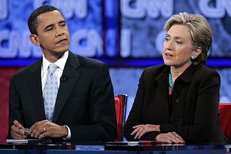 Hillary Clinton & Obama