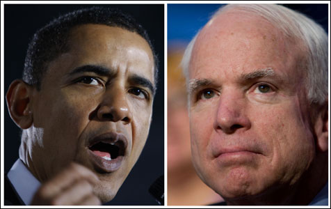 McCain takes slender lead over Obama