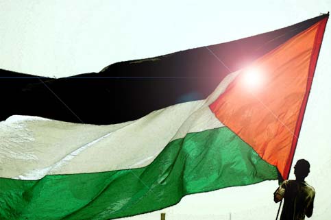 Volunteers make huge Palestinian flag to enter Guinness record