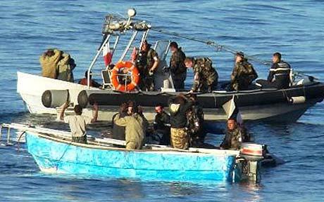 Russian Navy hands over 10 Somali suspected pirates to Yemen 
