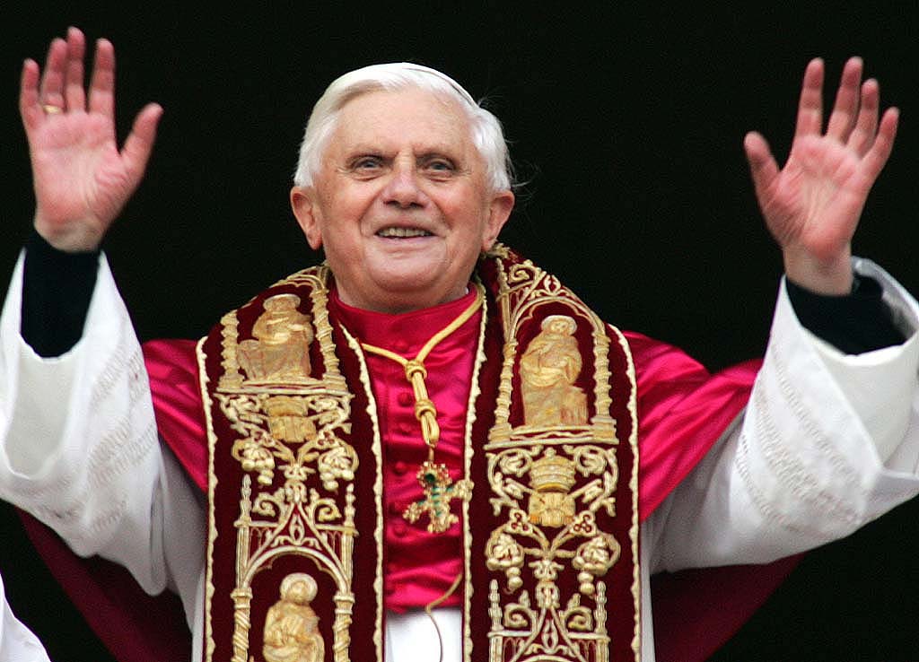 Pope says denial of God is unreasonable