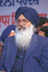 Punjab Chief Minister Prakash Singh Badal