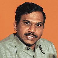 Telecom Minister A. Raja 