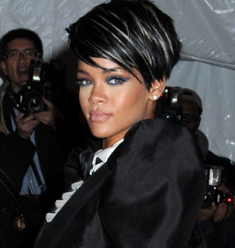 Rihanna thrills in nude bodysuit, white faux-fur coat for album photoshoot