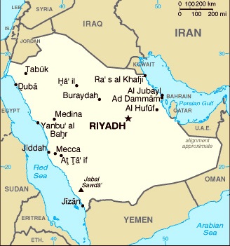 Saudi Arabia Map