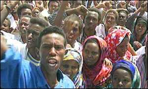 Somali protesters