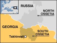 South Ossetians direct ire at Europe