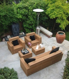 Garden furniture takes on new dimensions