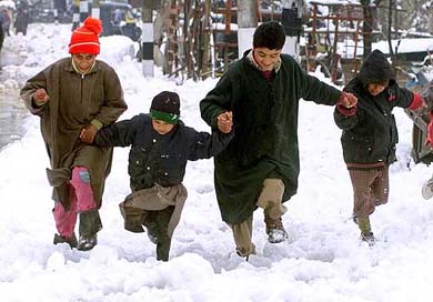 Heavy Snowfall in Jammu Kashmir