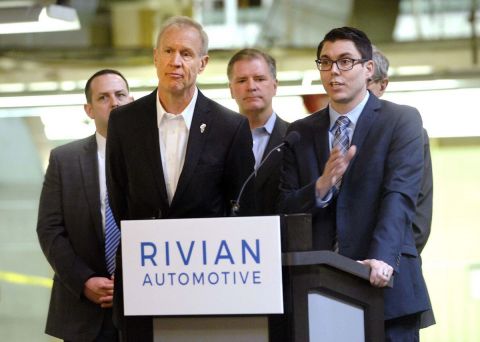 Amazon announces new Rivian EV --- an electric delivery van