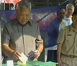 Political demonstrators stormed Thailand's Election Commission offices in their ongoing protests 