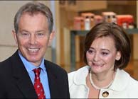 Tony Blair & His wife Charie