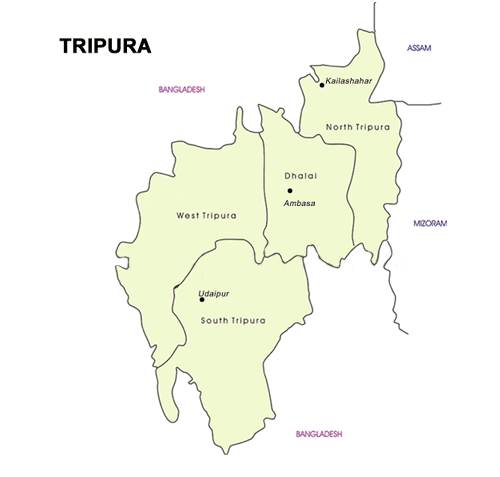 Tripura witnesses dull campaigning on last day