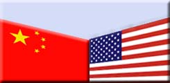 US China Flag