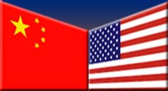 US-China Flag